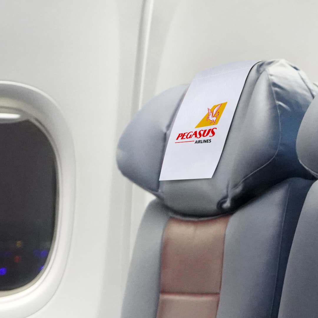 Uçak Koltuk Başlığı Kılıfı